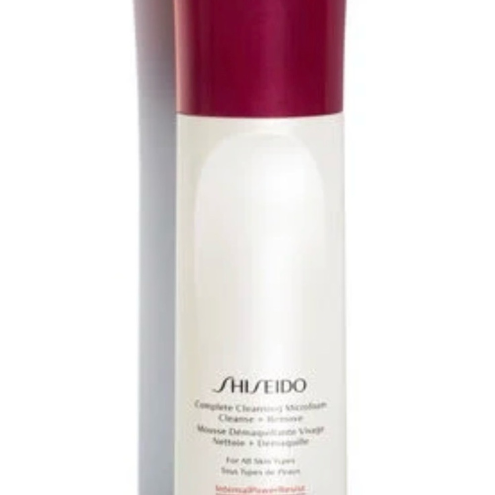 Shiseido Complete Cleansing Microfoam Cleanse + Remove  NEW W/OUT BOX 180mL